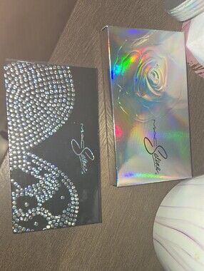 MAC Cosmetics Black Holographic Crystal Eyeshadow Palette SELENA